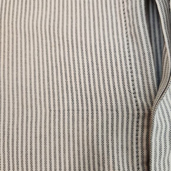 FLAW Planet by Lauren G Shirt One Size Womens Oversized Stripe Lagenlook Top - Picture 15 of 16